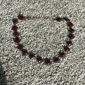 Jcrew deep purple necklace
